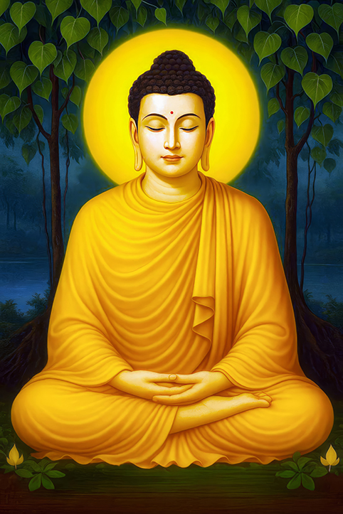 Tranh Bổn Sư Thích Ca